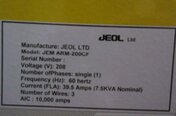 Photo Used JEOL ARM200CF Super X For Sale