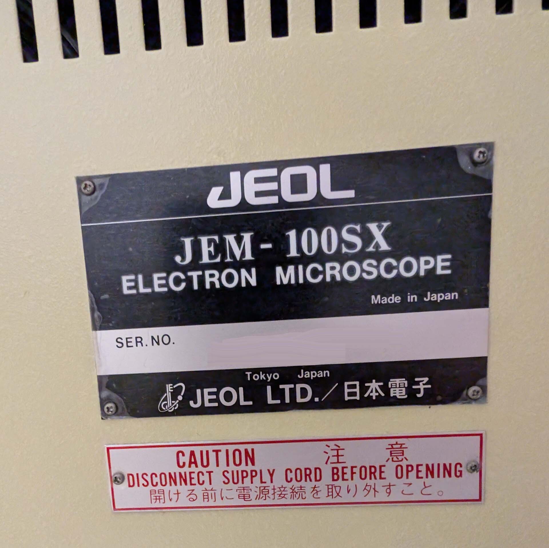 사진 사용됨 JEOL JEM 100SX 판매용