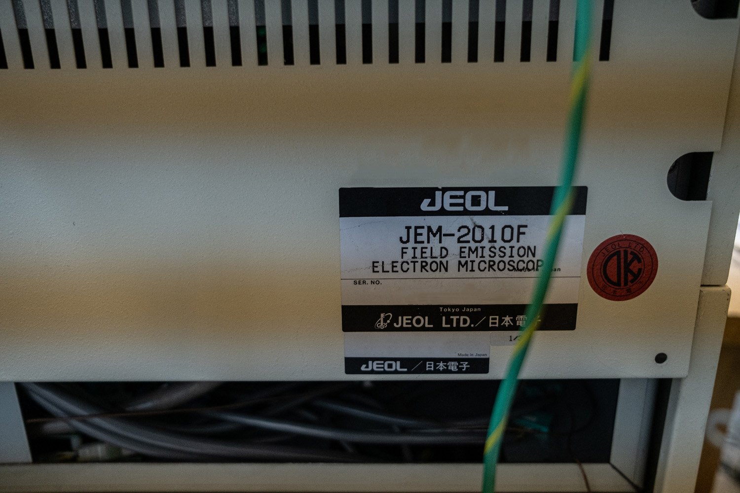 Photo Used JEOL JEM 2010F For Sale