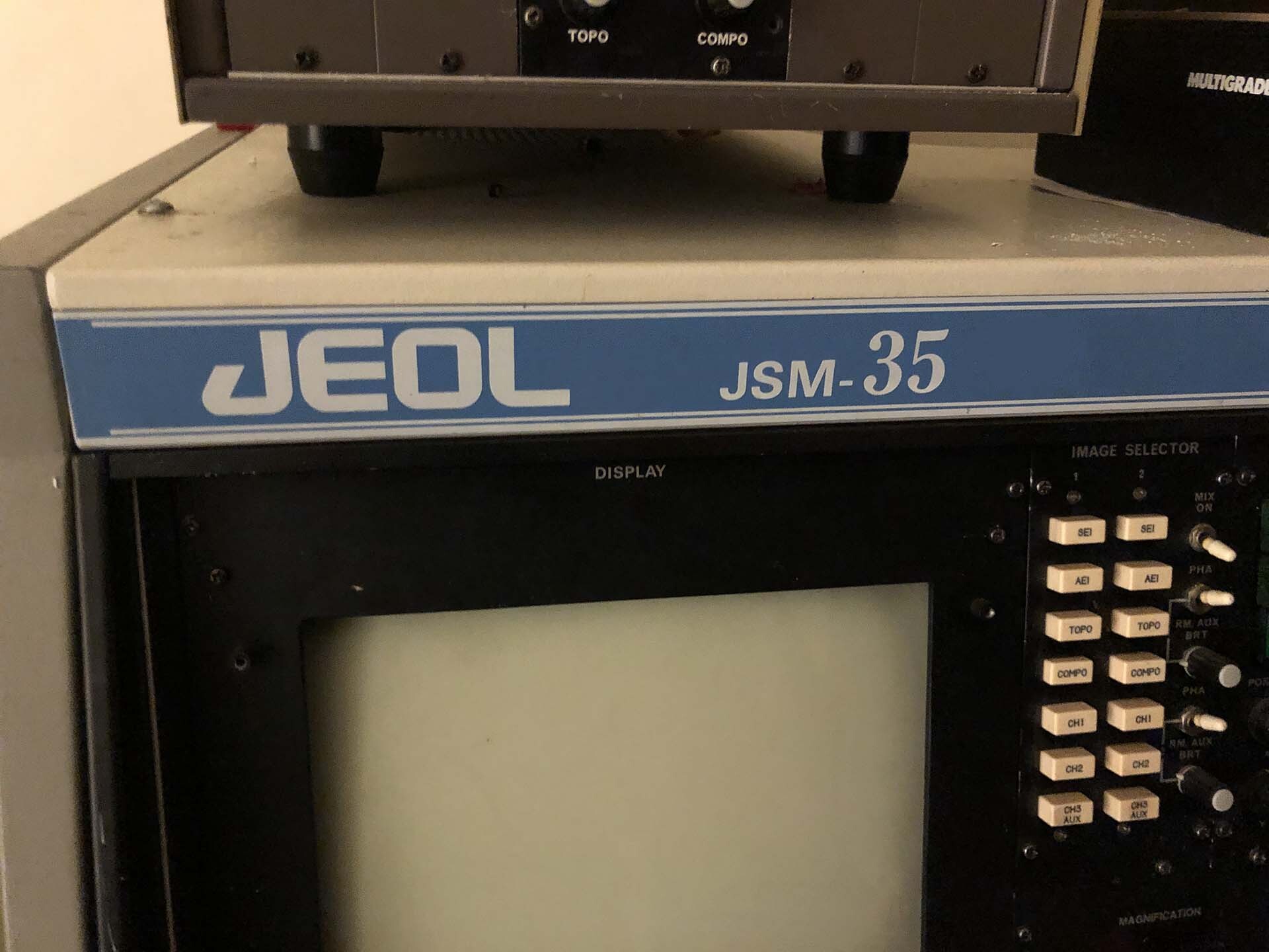 Foto Verwendet JEOL JSM 35 Zum Verkauf