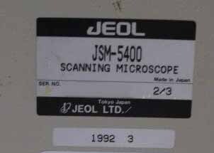 Photo Used JEOL JSM 5400 For Sale