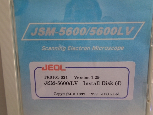 Photo Used JEOL JSM 5600LV For Sale