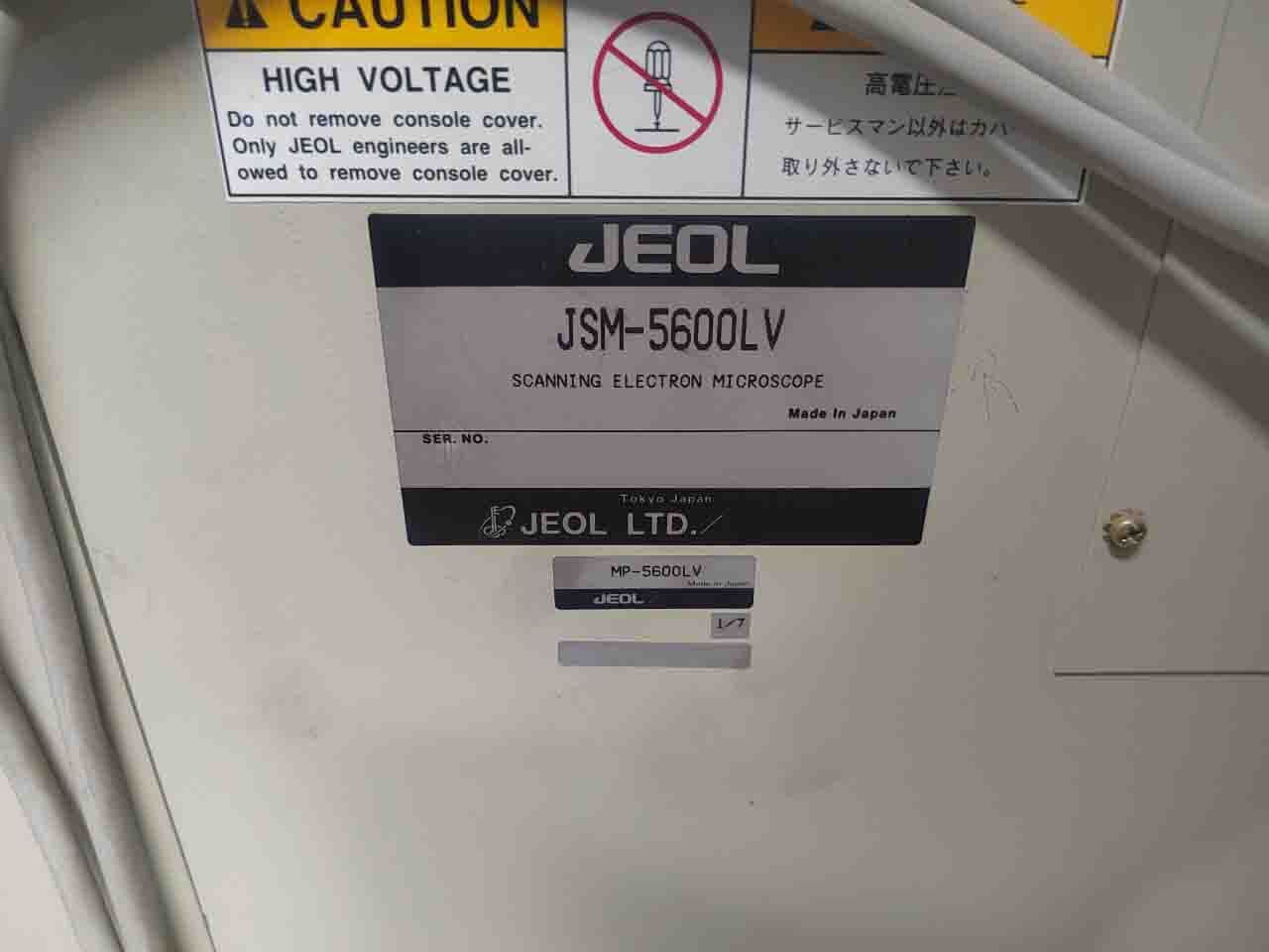 Photo Utilisé JEOL JSM 5600LV À vendre