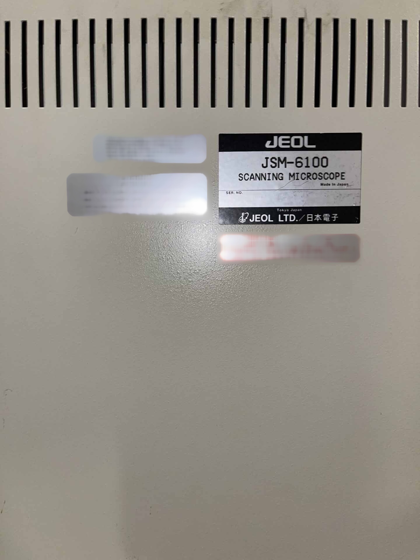 图为 已使用的 JEOL JSM 6100 待售