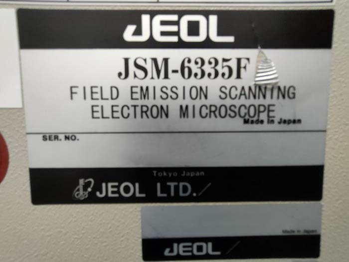 Photo Used JEOL JSM 6335F For Sale