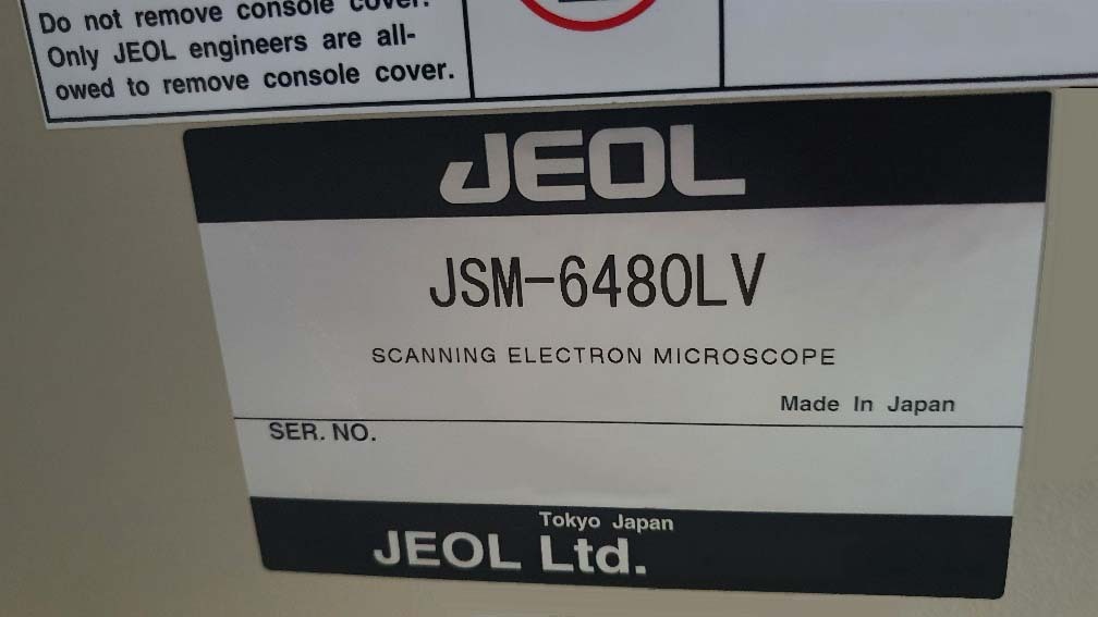 圖為 已使用的 JEOL JSM 6480LV 待售
