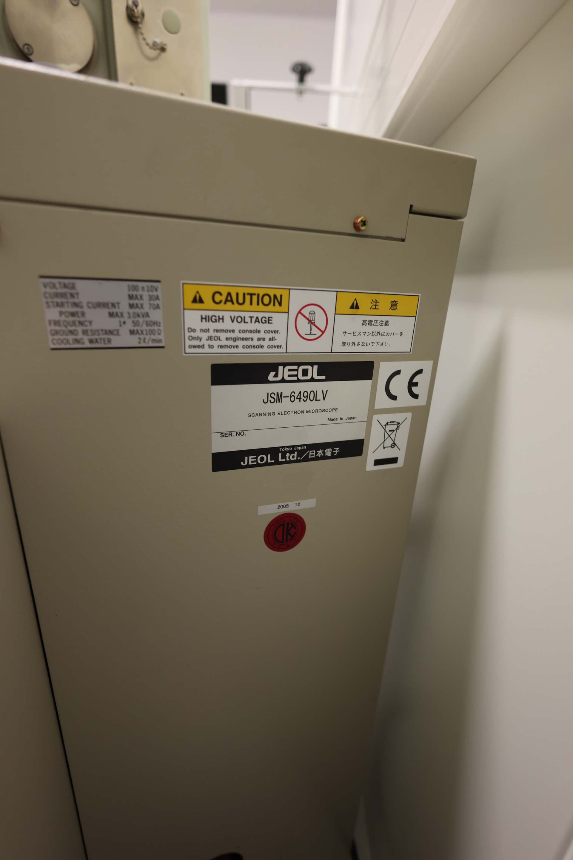 Photo Utilisé JEOL JSM 6490LV À vendre