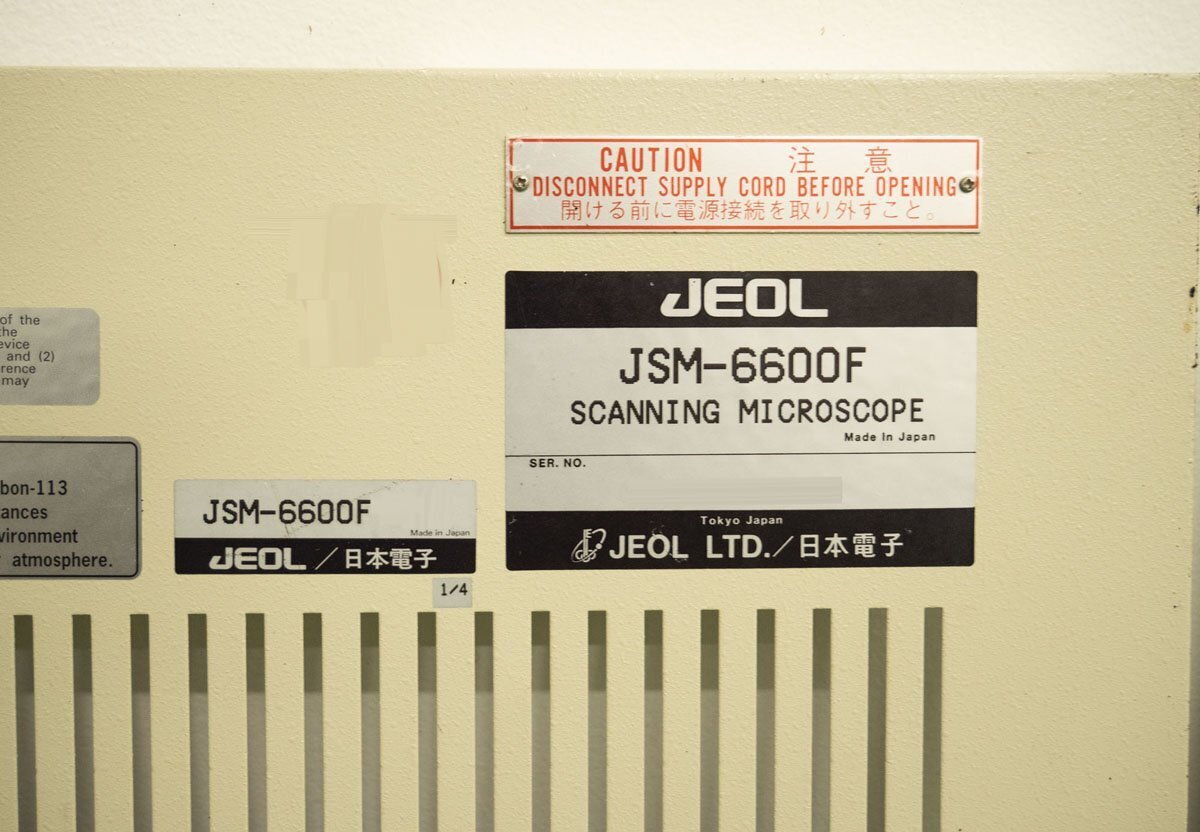 图为 已使用的 JEOL JSM 6600FXV 待售