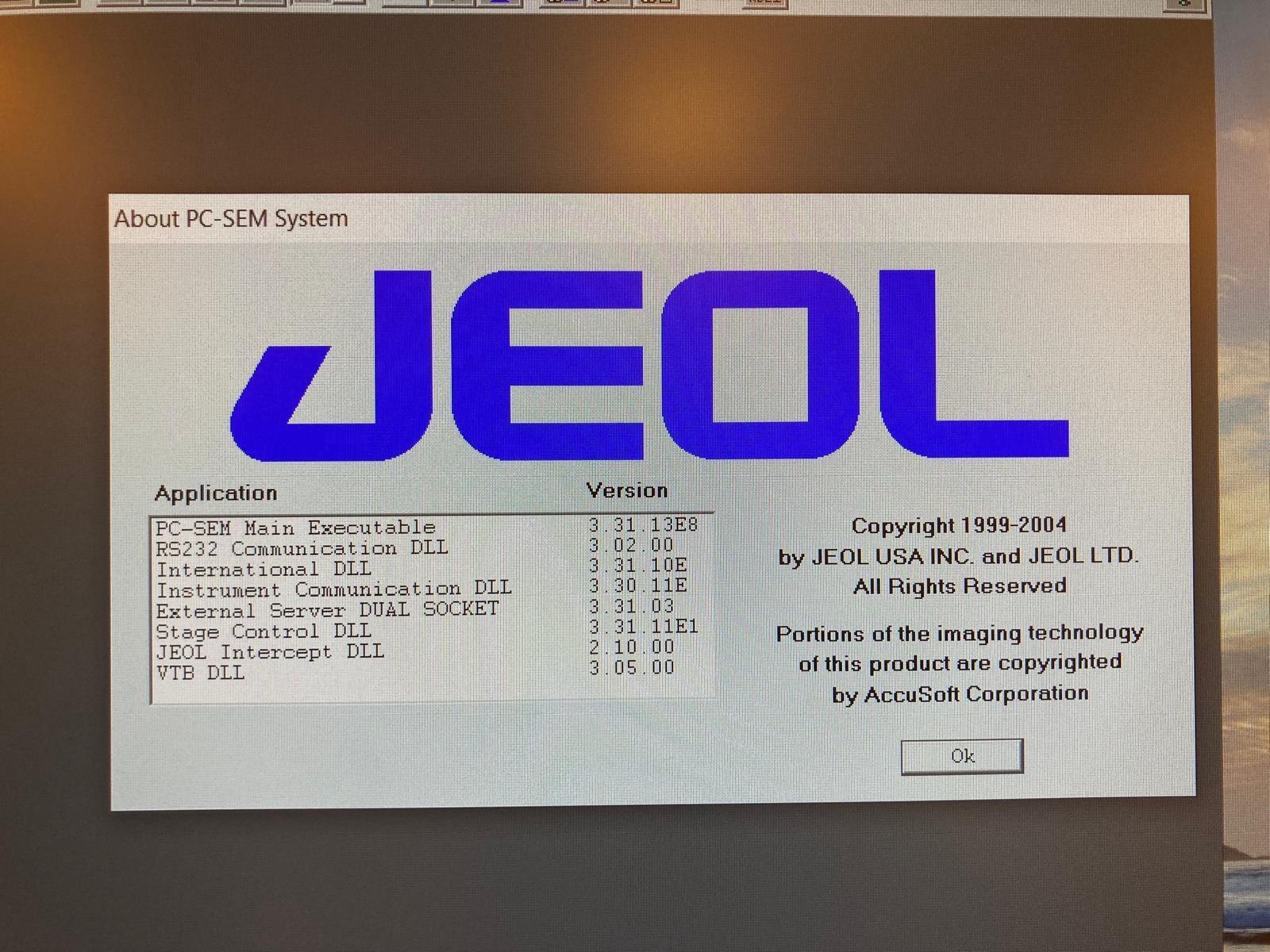 Photo Utilisé JEOL JSM 7000F À vendre