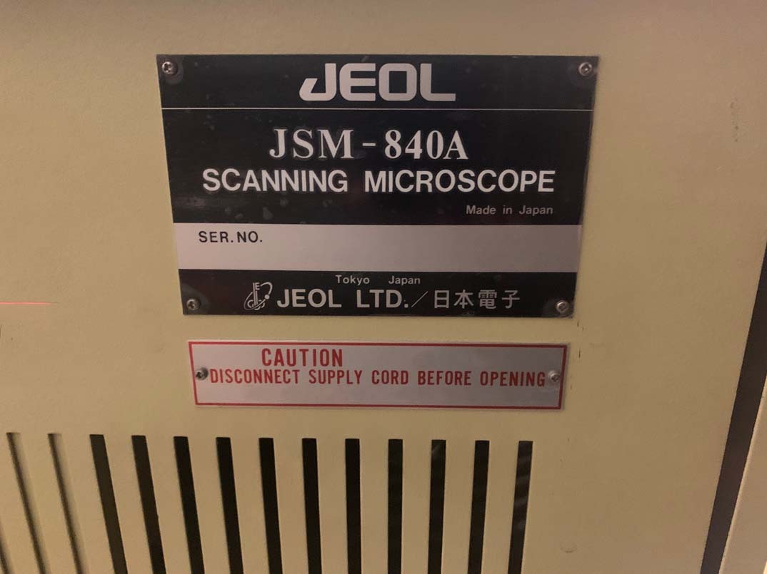 圖為 已使用的 JEOL JSM 840A 待售