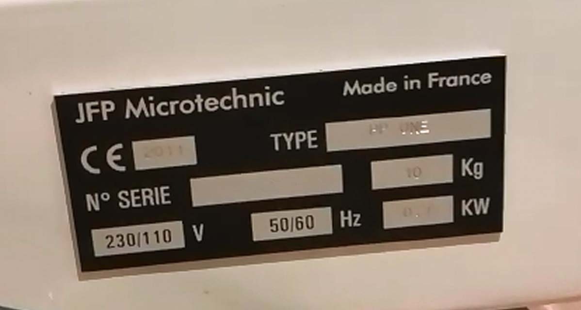 圖為 已使用的 JFP MICROTECHNIC PP-1 待售