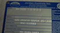 JORDAN CONTROLS MV-1010-T-A-0-0-C