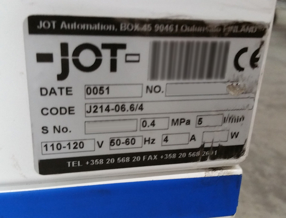圖為 已使用的 JOT AUTOMATION J214-06 待售