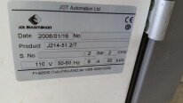 圖為 已使用的 JOT AUTOMATION J214-51 2/7 待售
