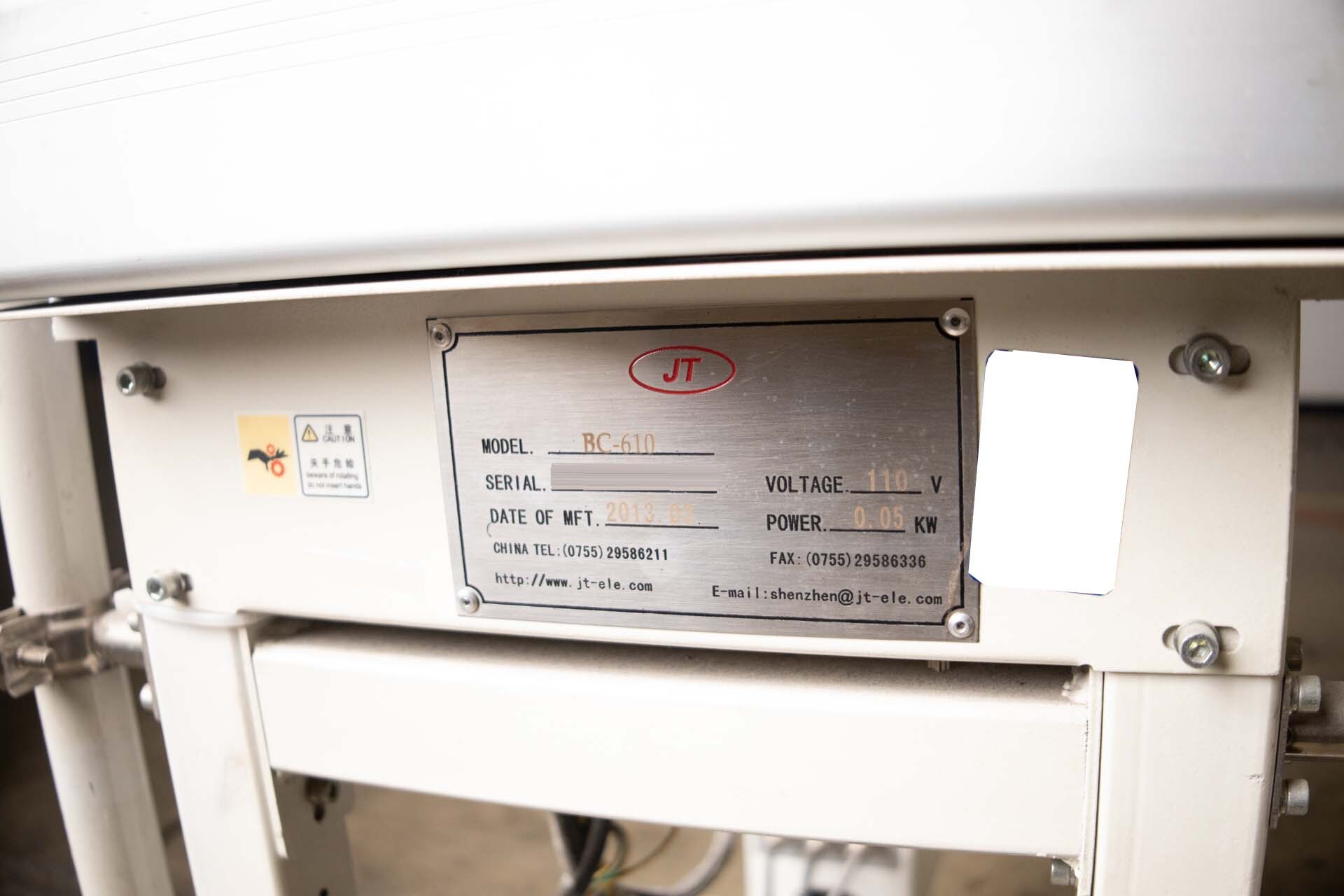 图为 已使用的 JT AUTOMATION BC-610 待售