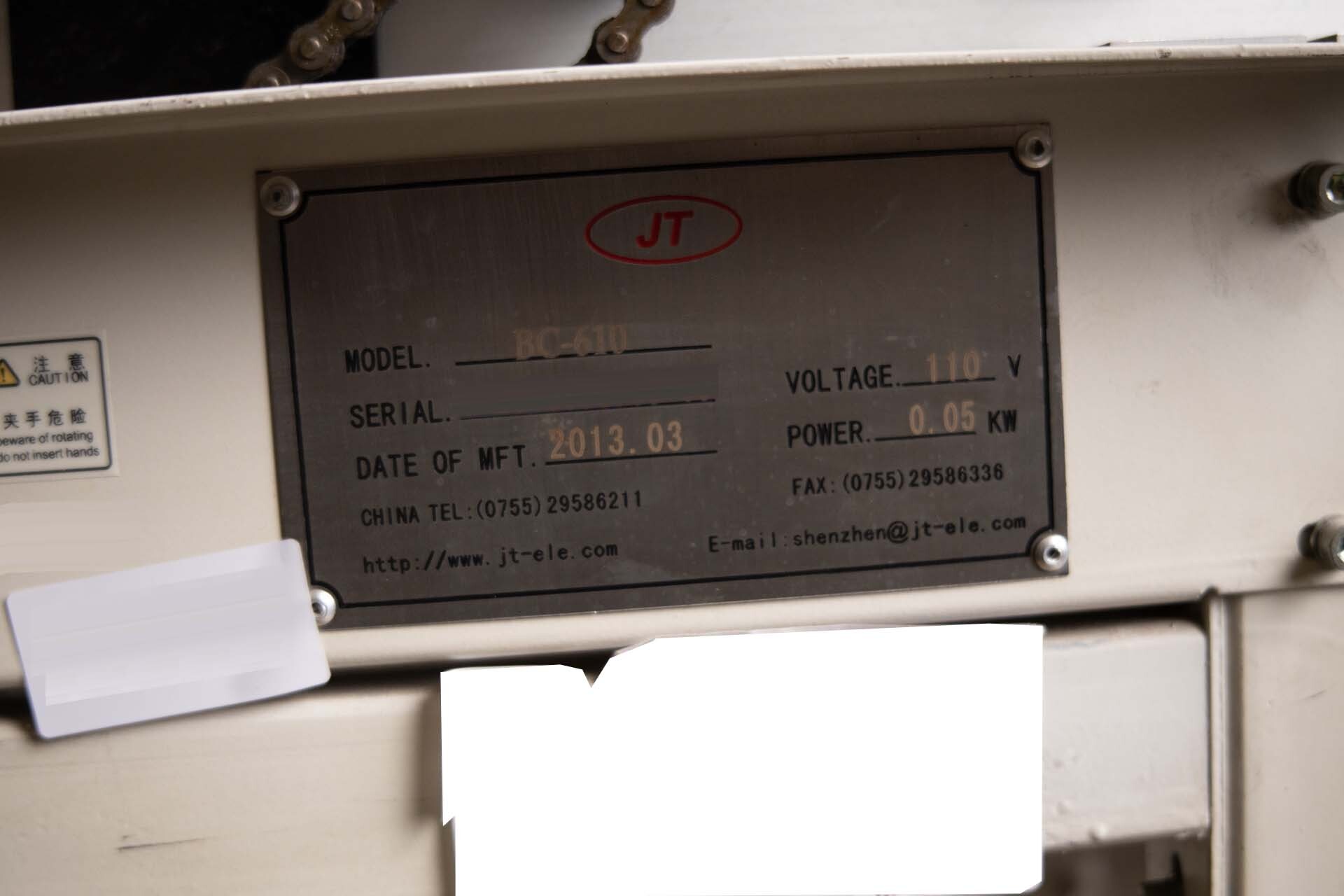 圖為 已使用的 JT AUTOMATION BC-610 待售