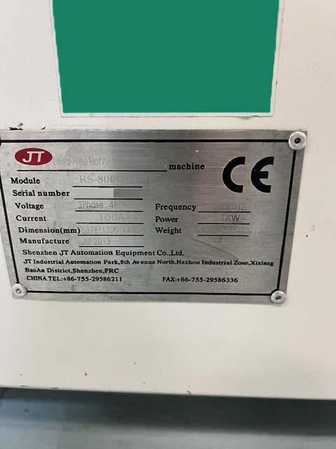 사진 사용됨 JUKI / HELLER RS-800-II 판매용