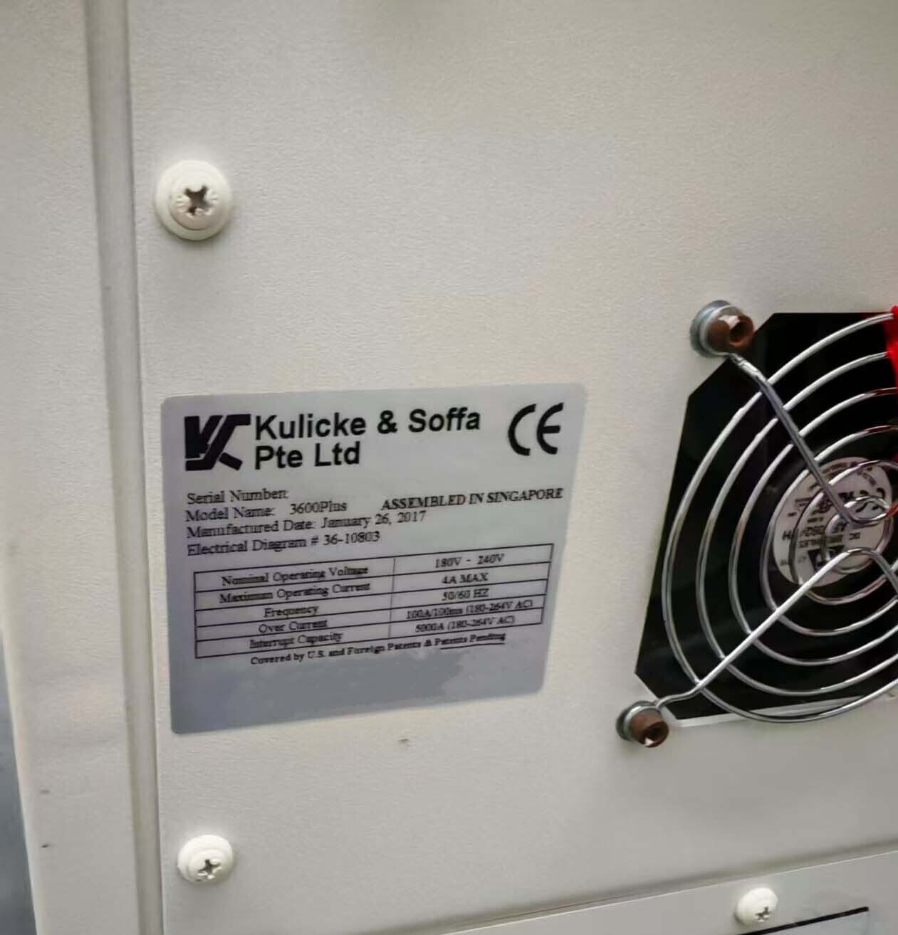 Foto Verwendet K&S 3600 Plus Zum Verkauf