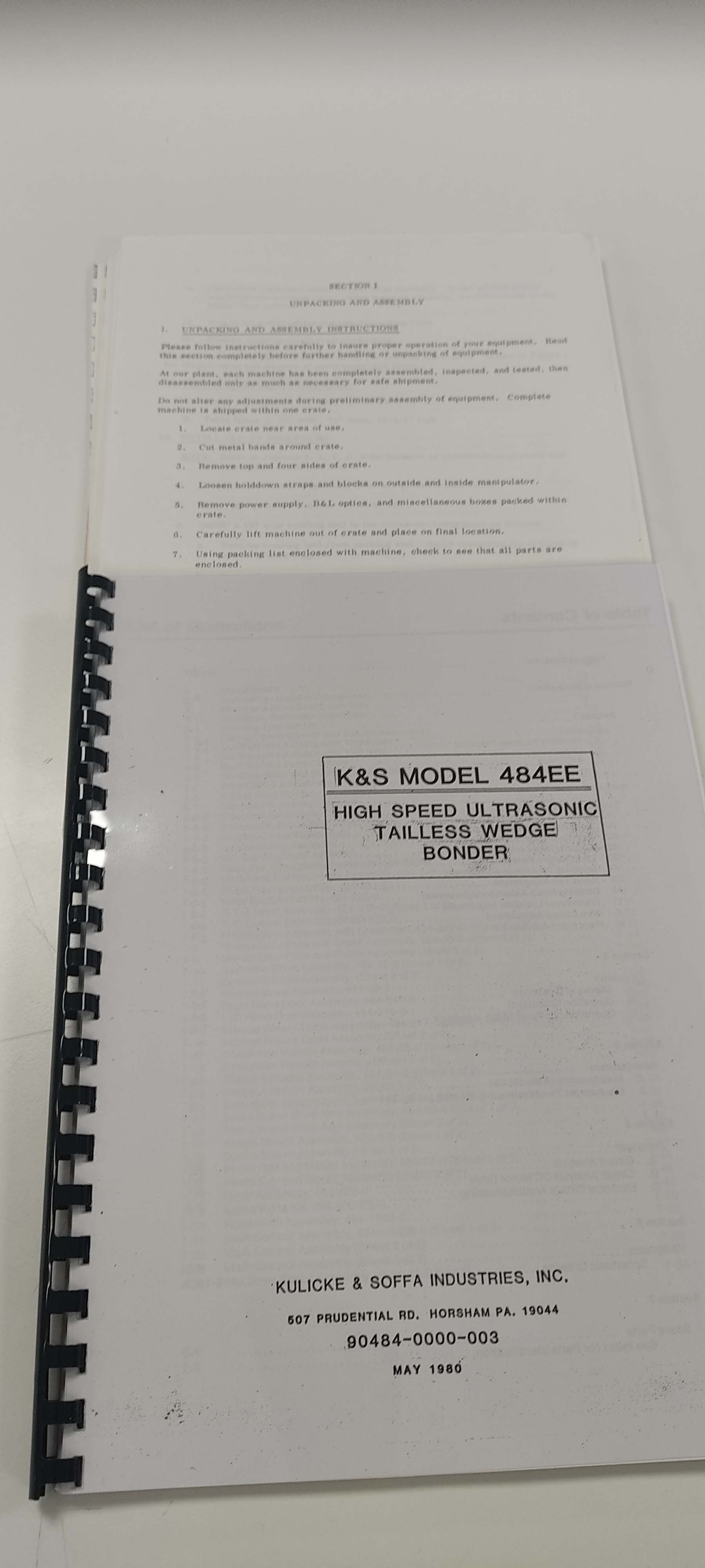 Photo Utilisé K&S 484 À vendre
