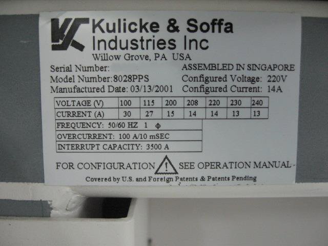 Foto Verwendet K&S 8028 PPS Zum Verkauf