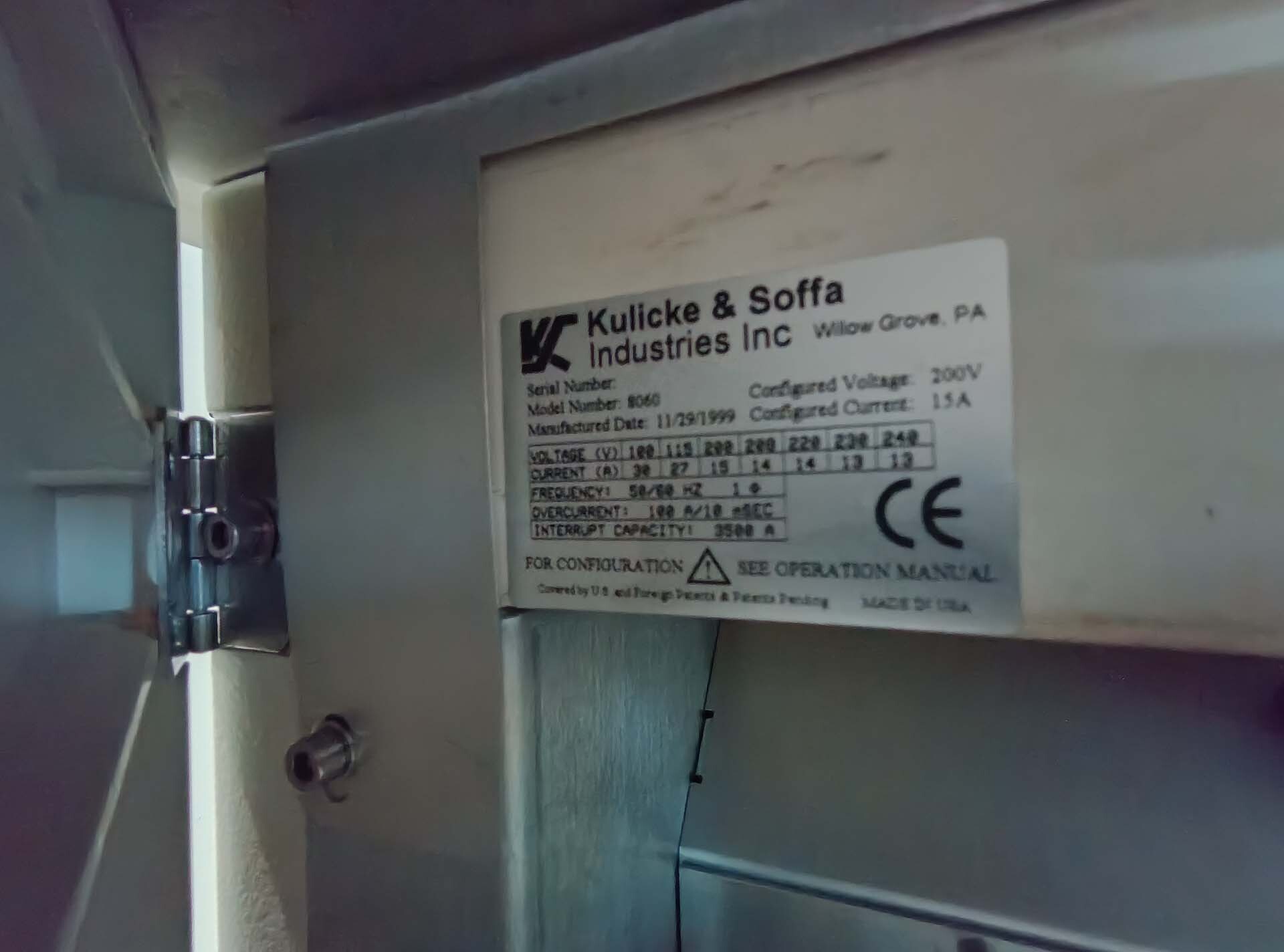 图为 已使用的 K&S 8060 待售