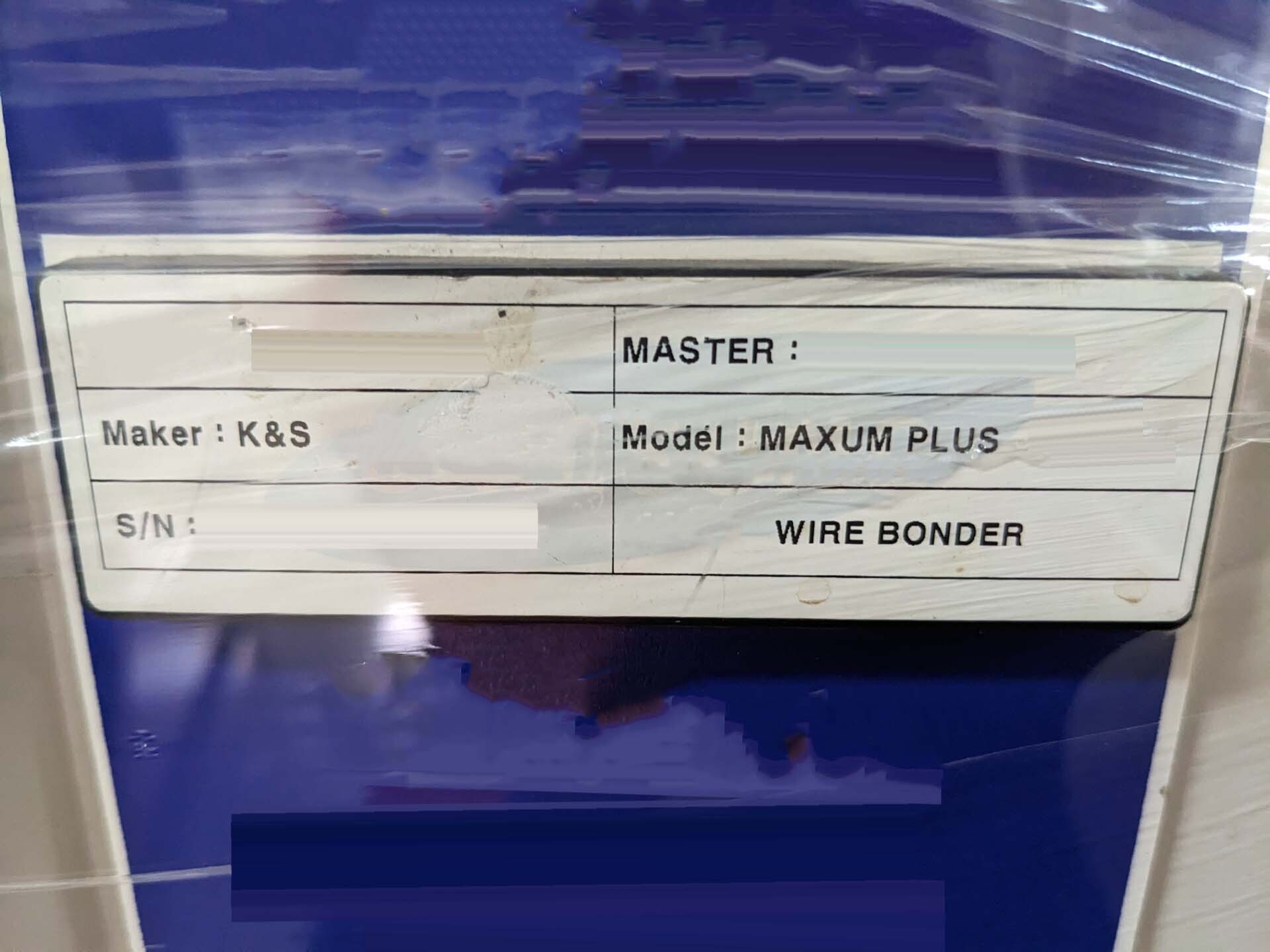 圖為 已使用的 K&S Maxum Plus 待售