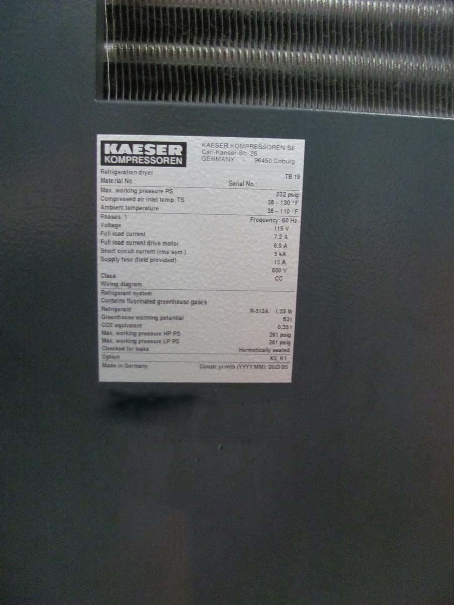 圖為 已使用的 KAESER Secotec TB 19 待售