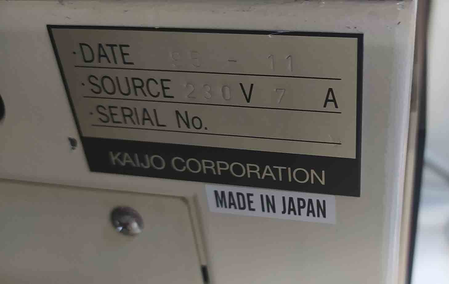 Photo Used KAIJO FB 118 For Sale