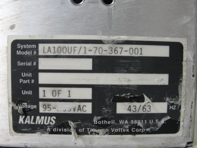 Photo Used KALMUS LA100UF For Sale