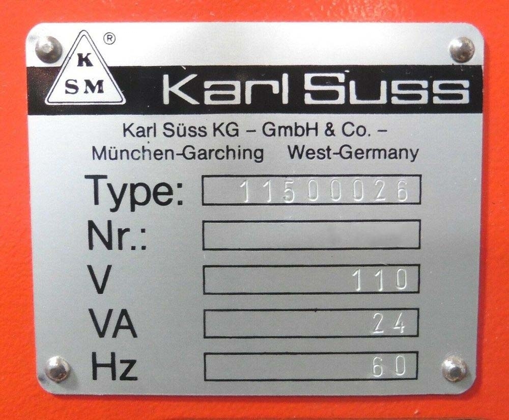 Photo Used KARL SUSS / MICROTEC 11500026 For Sale