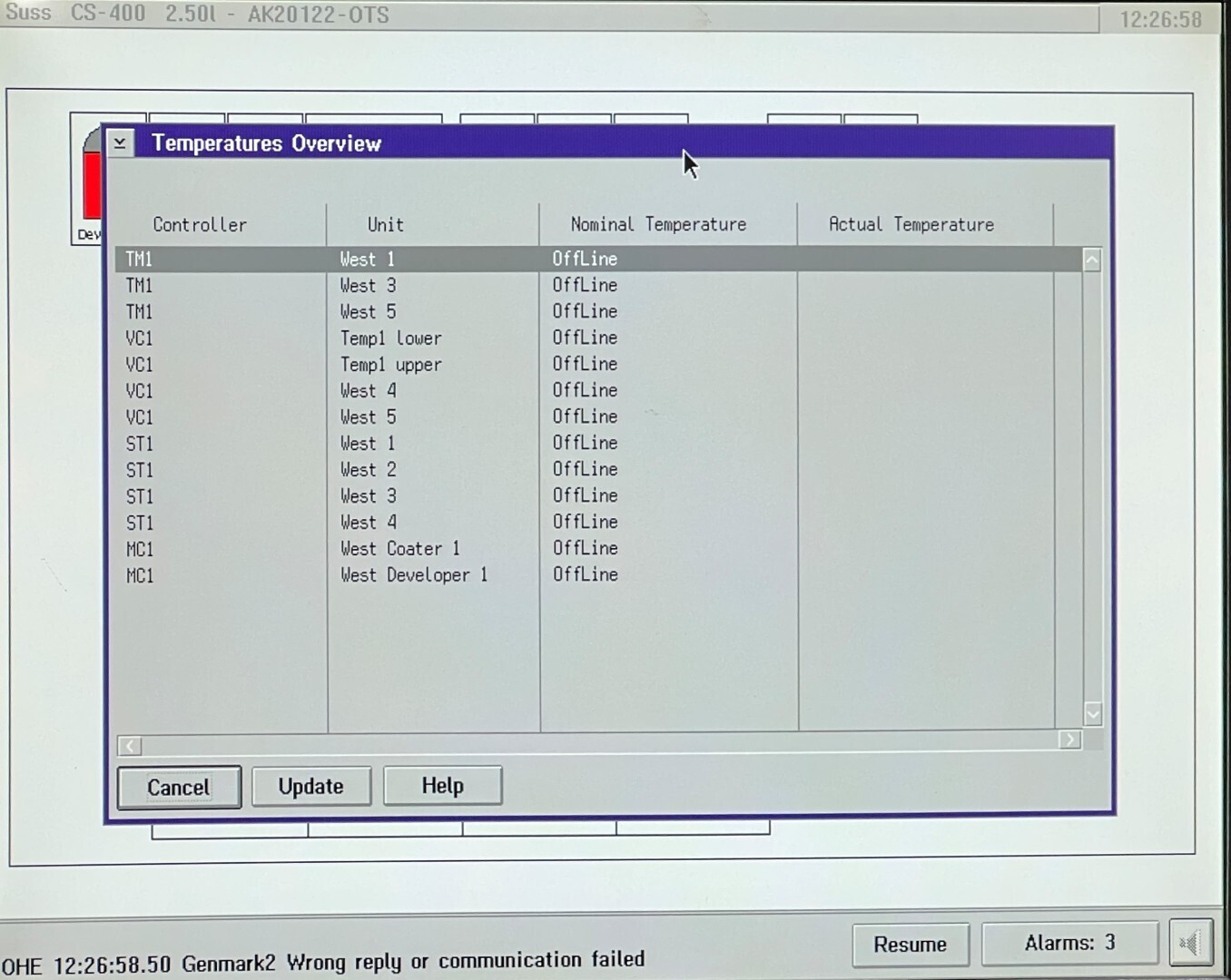 Photo Used KARL SUSS / MICROTEC ACS 200 For Sale