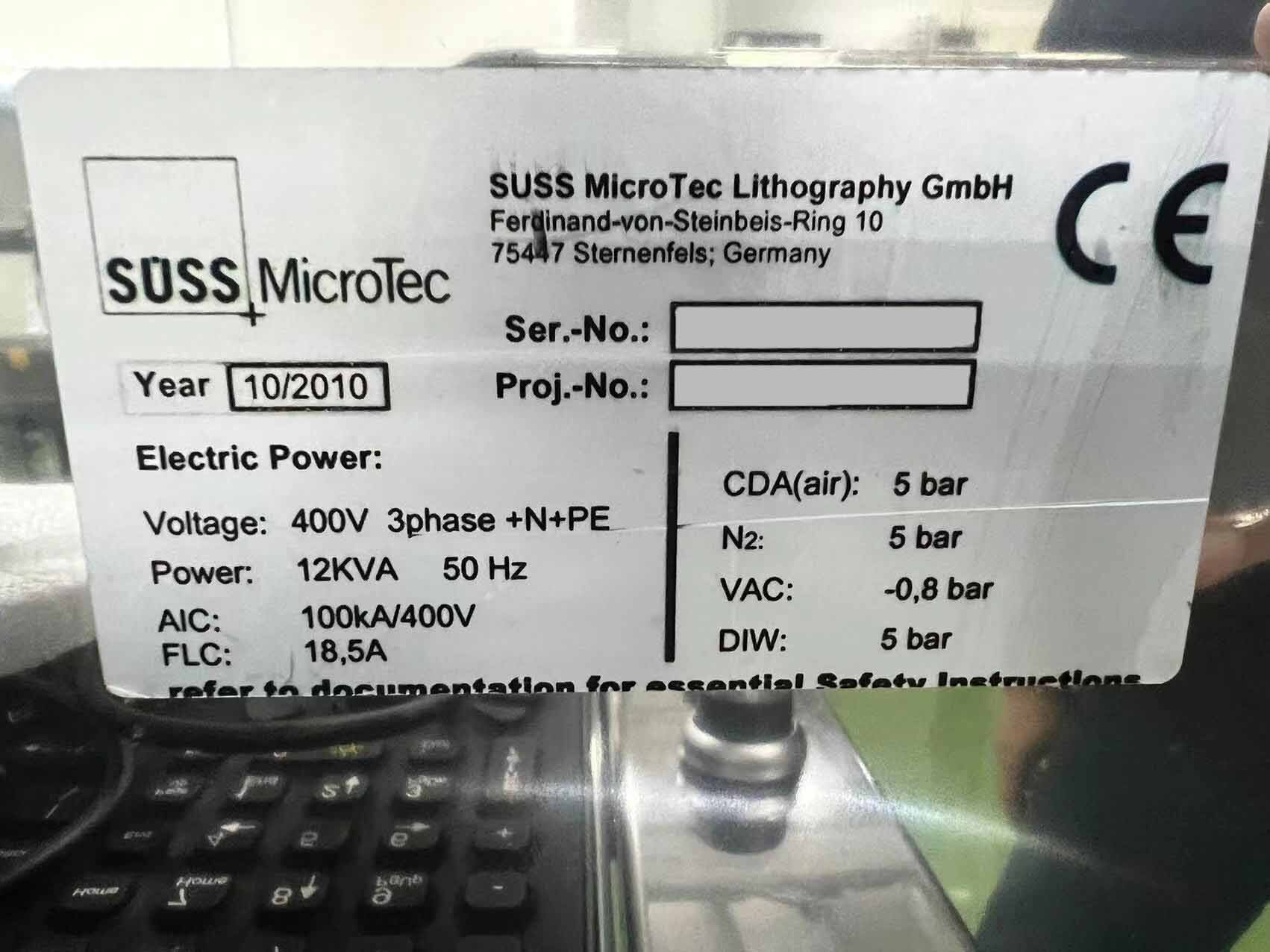 Photo Used KARL SUSS / MICROTEC Gamma For Sale