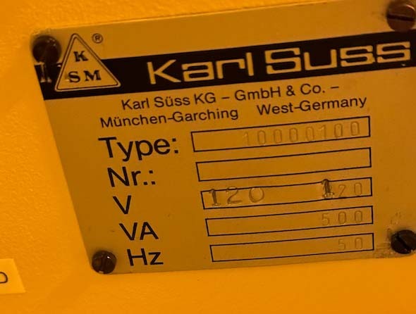 图为 已使用的 KARL SUSS / MICROTEC MJB-3 待售