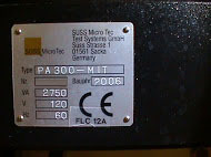Photo Used KARL SUSS / MICROTEC BA300-MIT For Sale