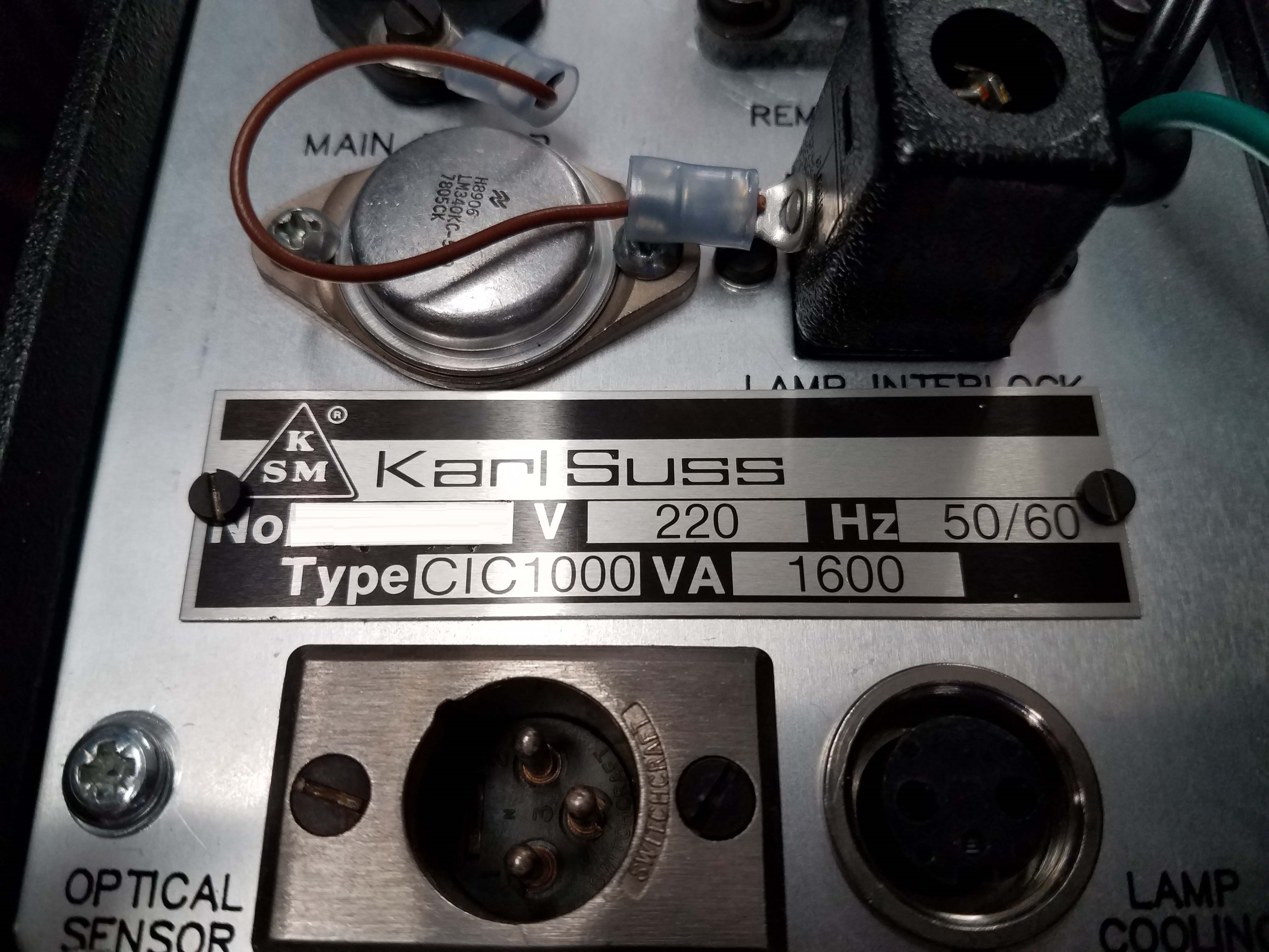 Photo Used KARL SUSS / MICROTEC CIC1000 For Sale