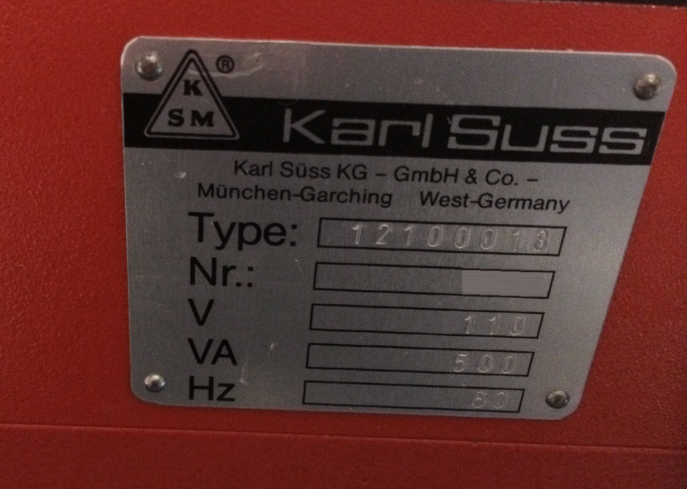 Photo Used KARL SUSS / MICROTEC MA 6 For Sale
