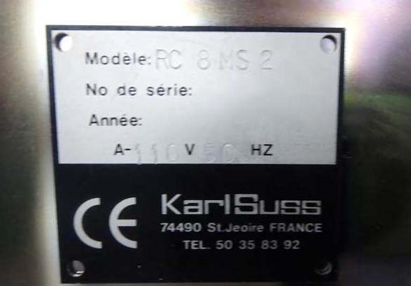 Photo Used KARL SUSS / MICROTEC RC 8 MS2 For Sale