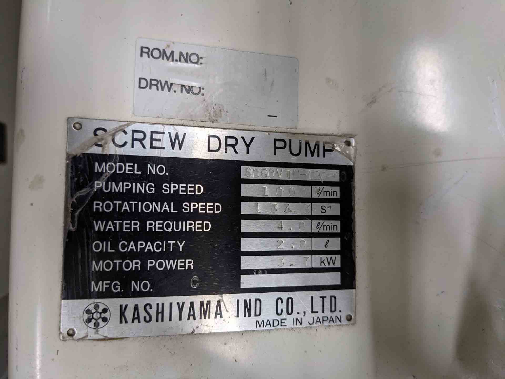 Photo Used KASHIYAMA Lot of pumps For Sale