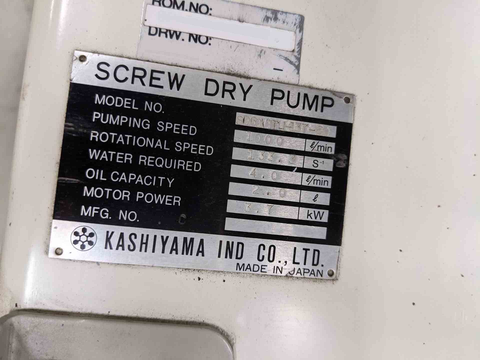 Photo Used KASHIYAMA Lot of pumps For Sale