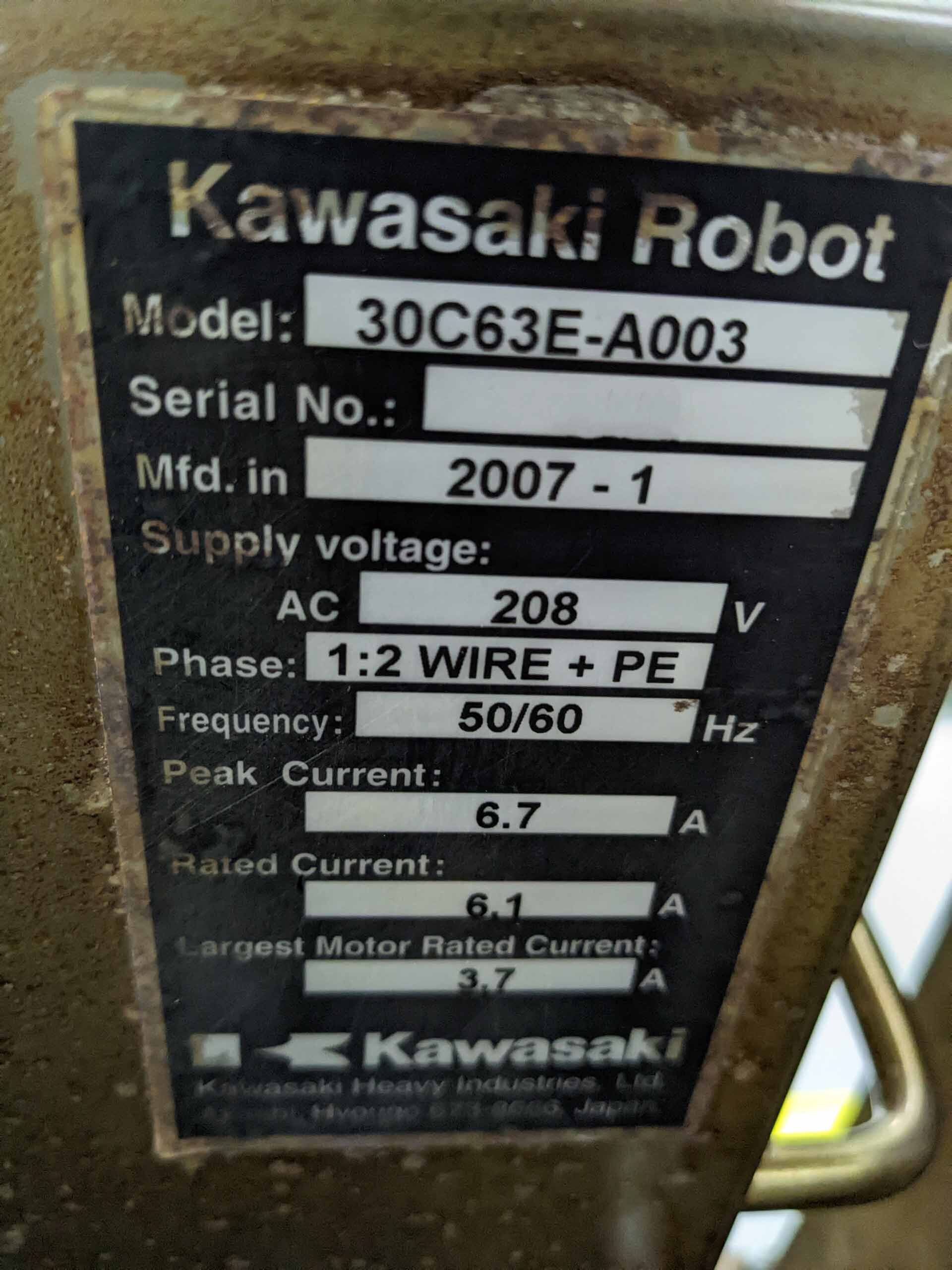 圖為 已使用的 KAWASAKI 30C63E-A003 待售