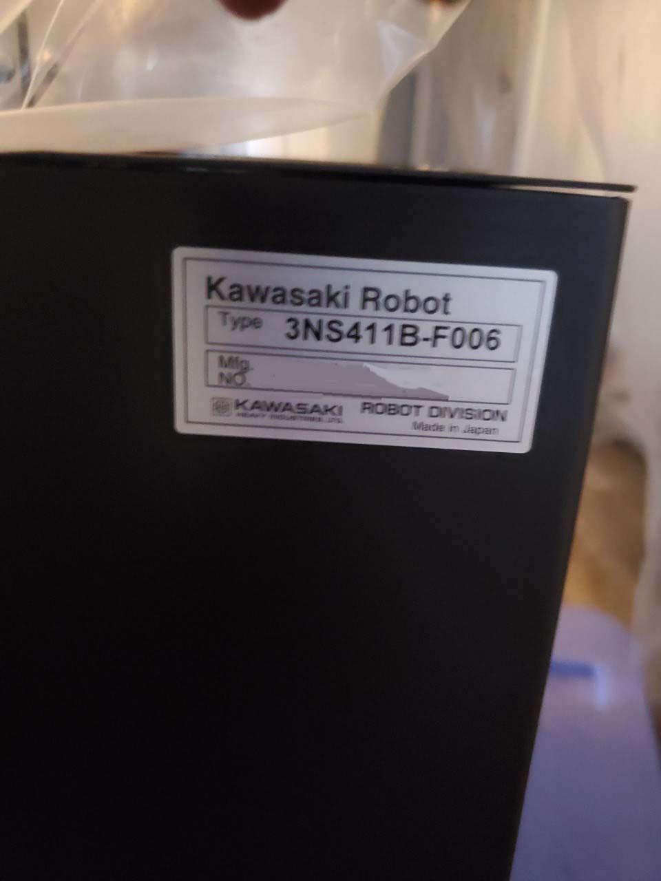 Photo Used KAWASAKI 3NS411B-F006 For Sale