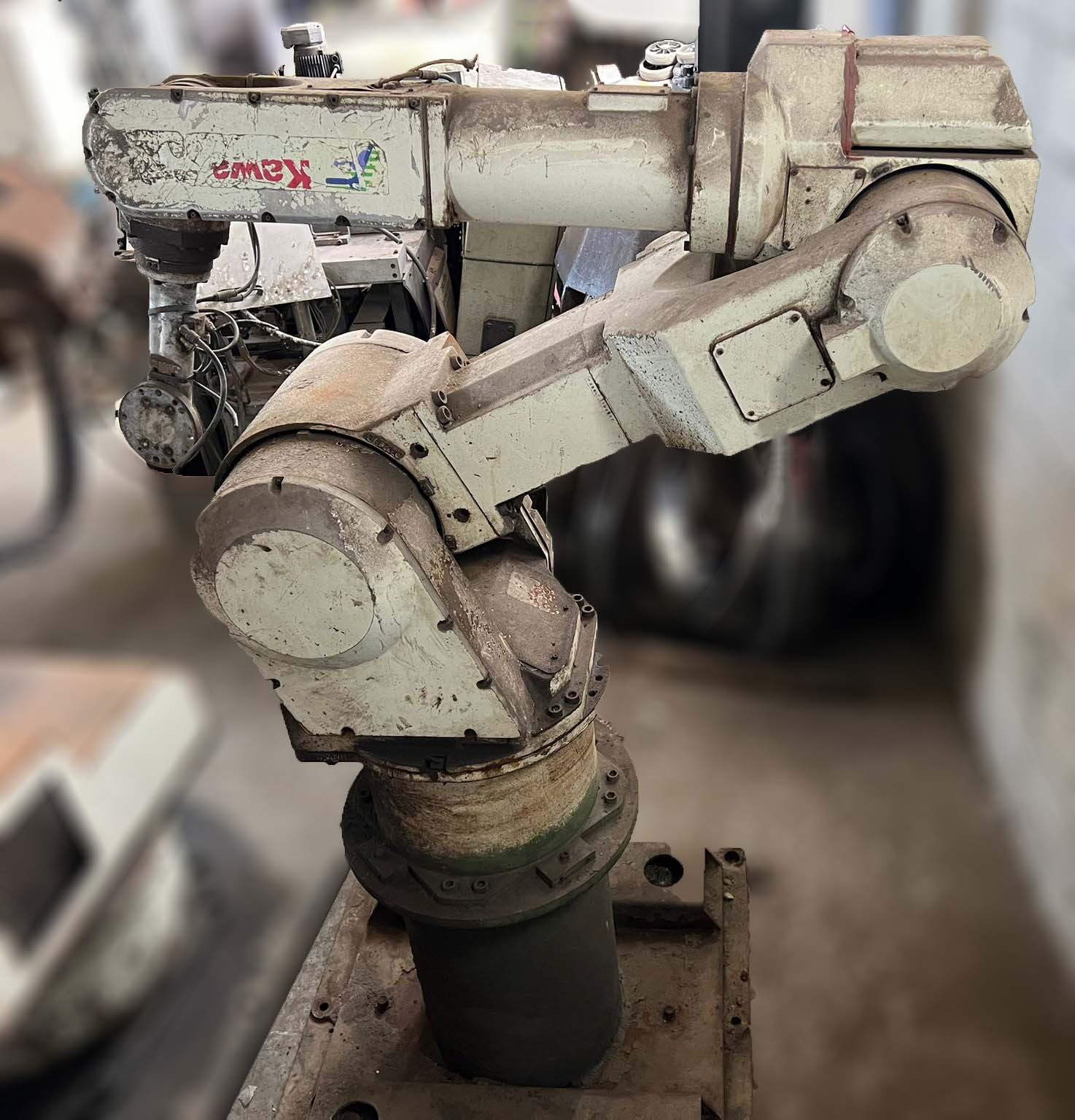 Photo Used KAWASAKI Lot of robots For Sale