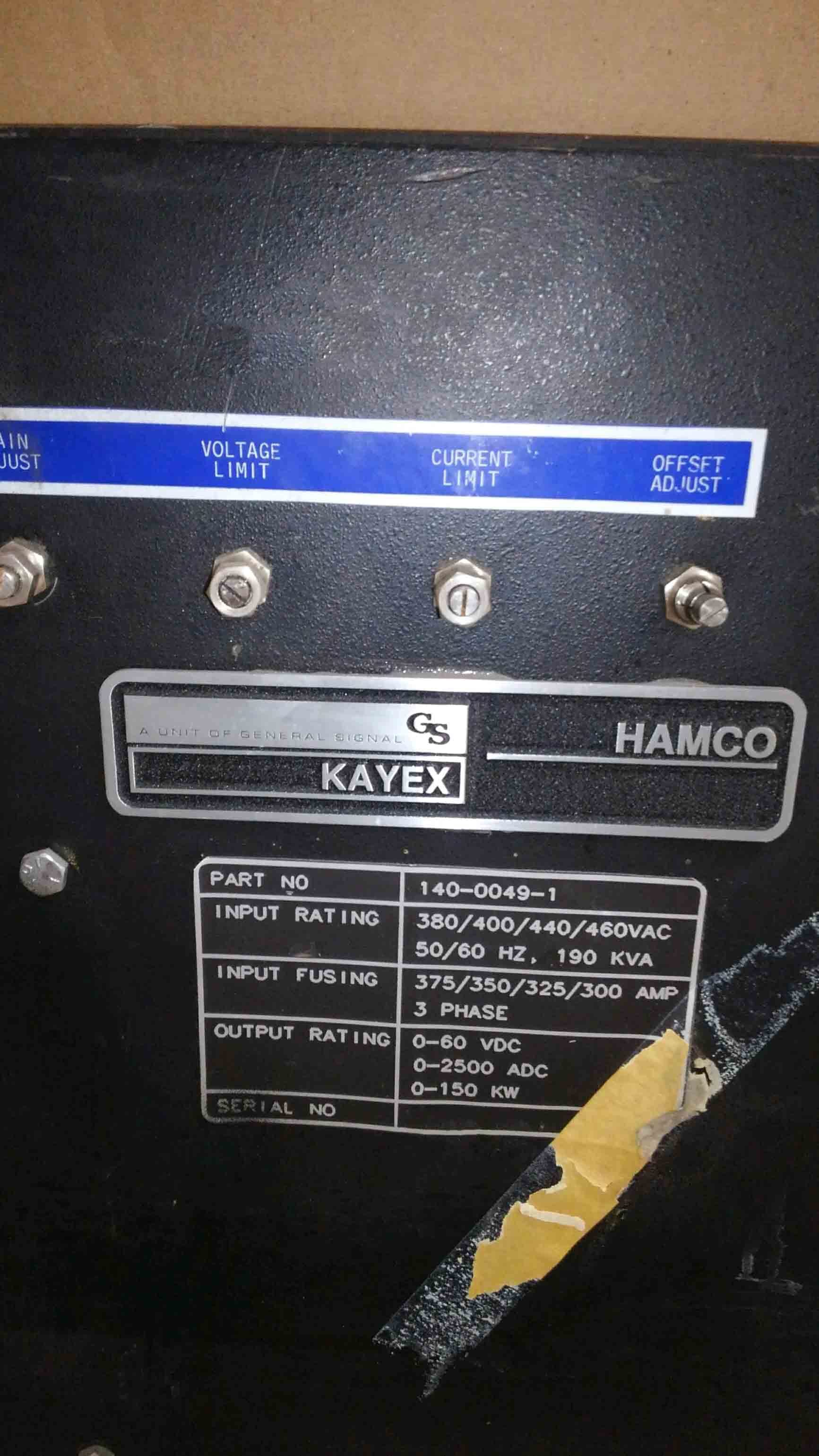Photo Used KAYEX / HAMCO CG 6000 For Sale