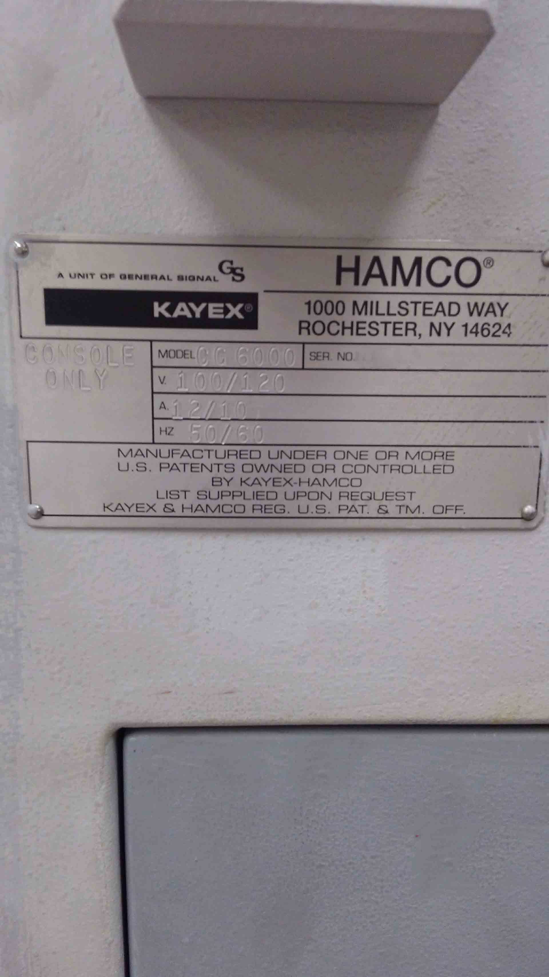 사진 사용됨 KAYEX / HAMCO CG 6000 판매용