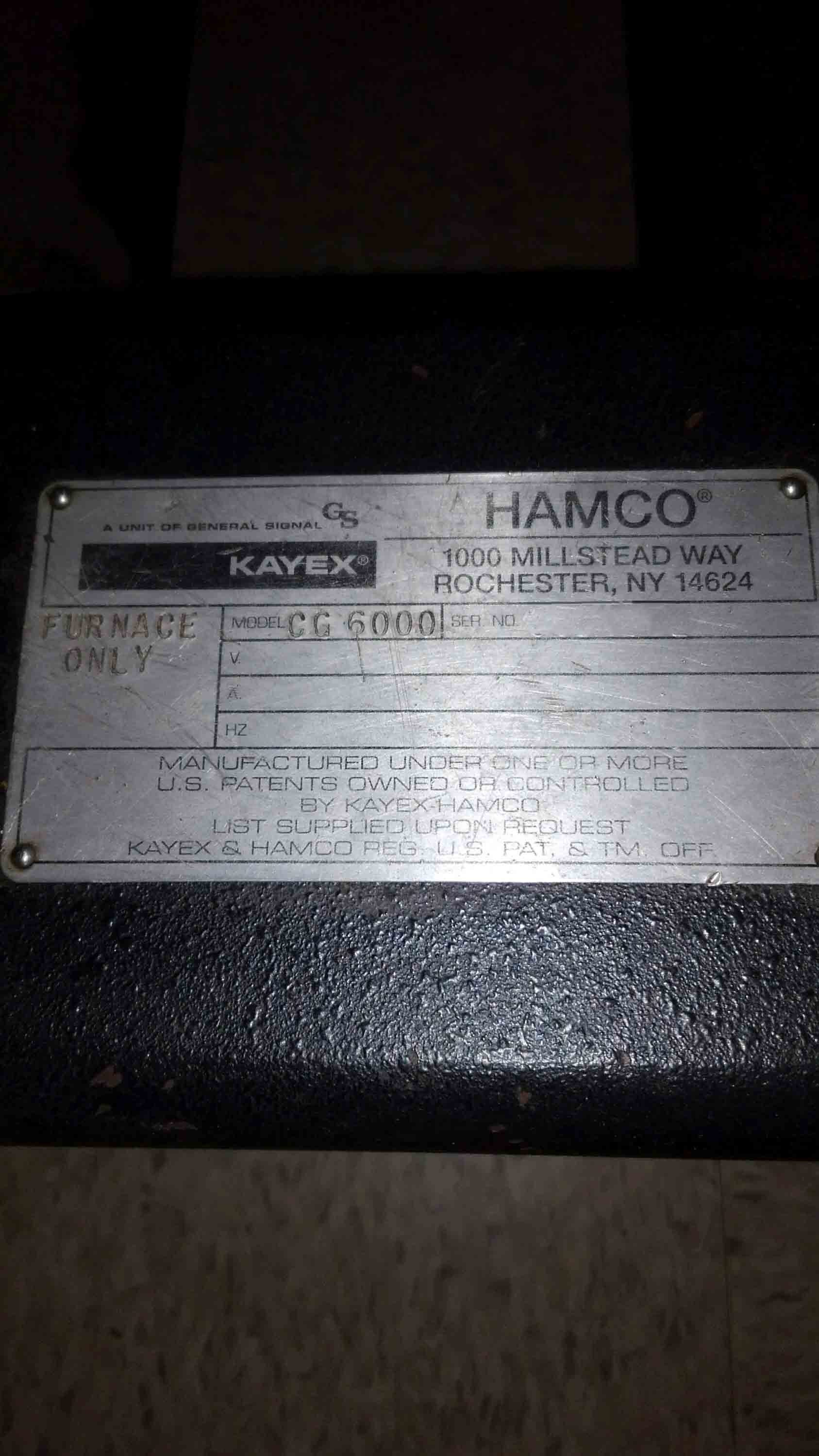 Photo Used KAYEX / HAMCO CG 6000 For Sale