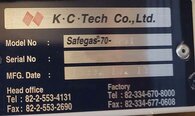 Photo Used KC TECH SafeGas-70-2201 For Sale