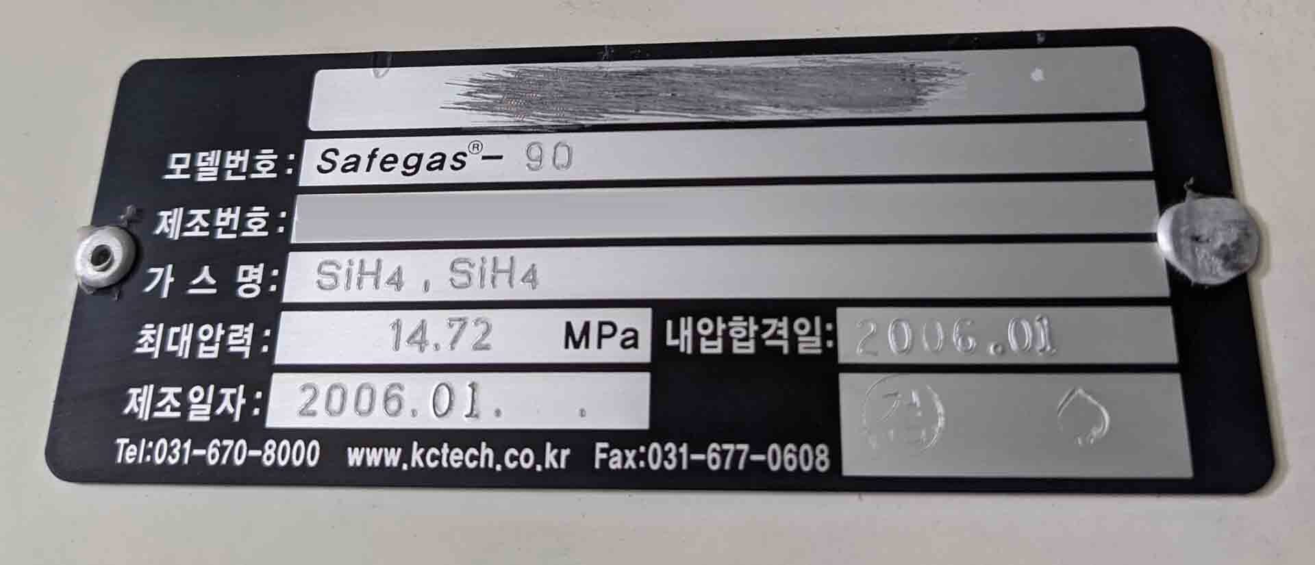 Photo Used KC TECH SafeGas-90 For Sale