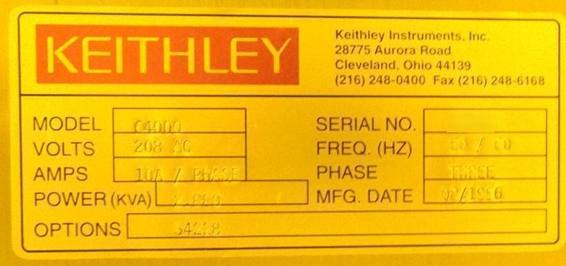 사진 사용됨 KEITHLEY / KLA / TENCOR Quantox 64000 판매용