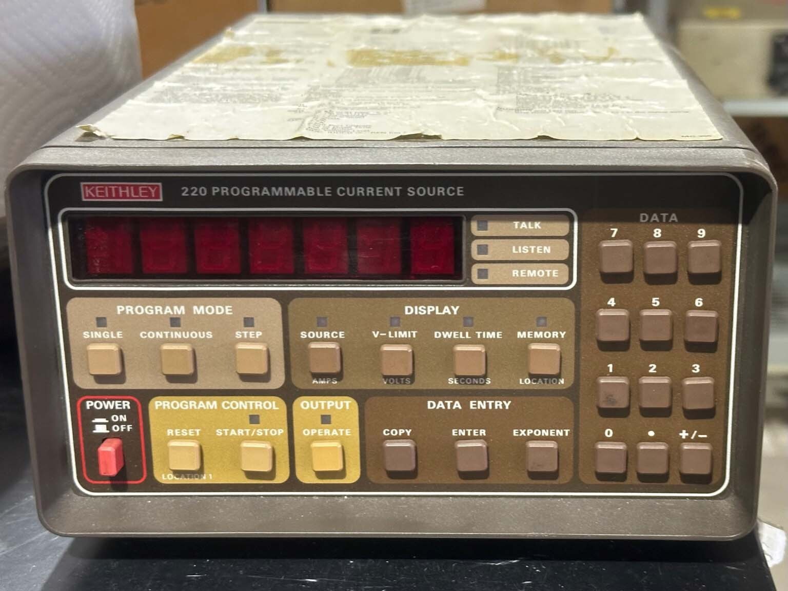 图为 已使用的 KEITHLEY 220 待售