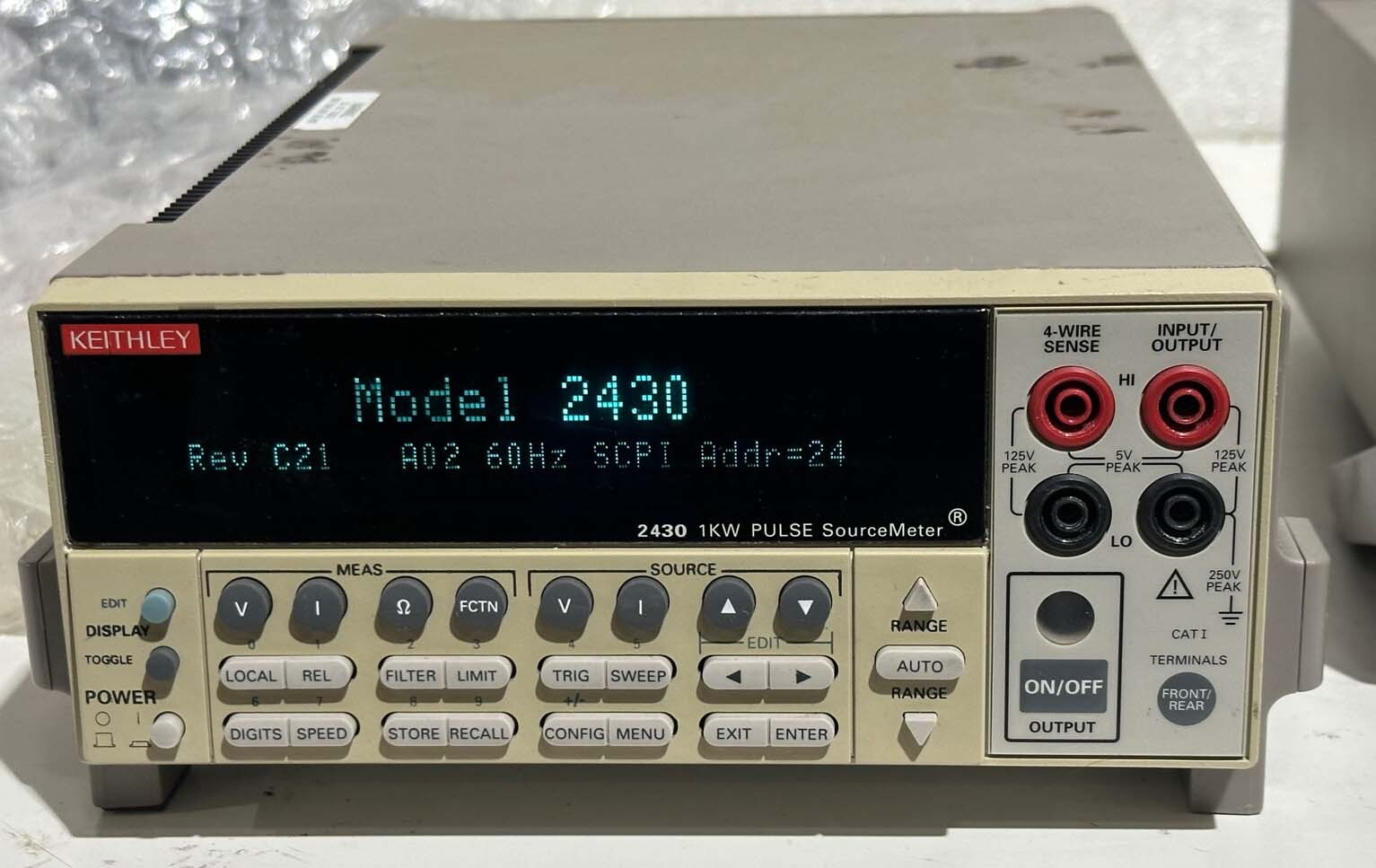 圖為 已使用的 KEITHLEY 2430 待售